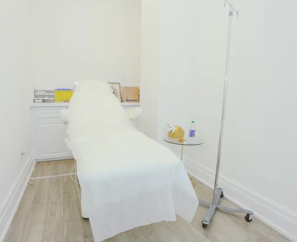 Treatment room at Unicorn Cosmetic Clinic